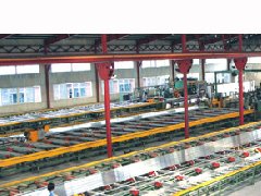 規(guī)模化的鋁材生產(chǎn)車間